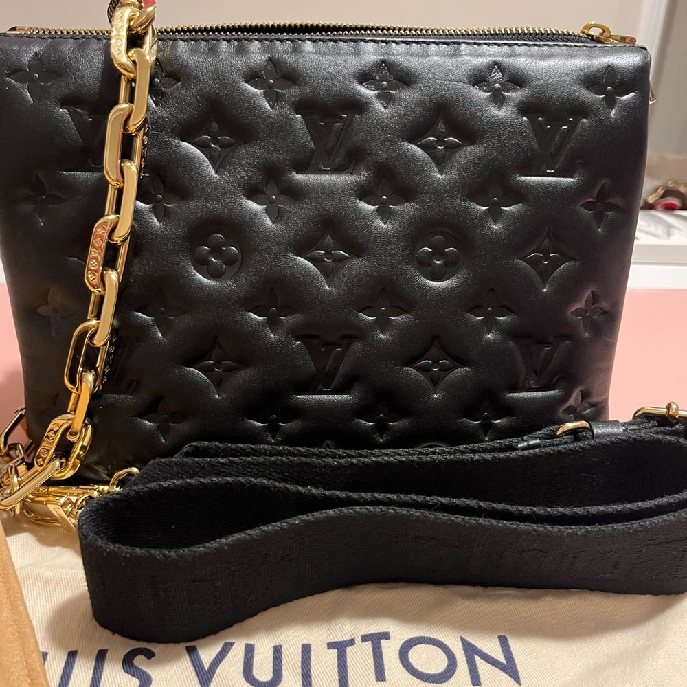 Louis Vuitton Black Coussin PM FULL SET